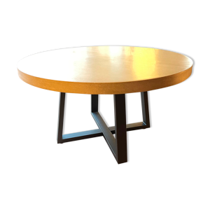 table ronde grise en
