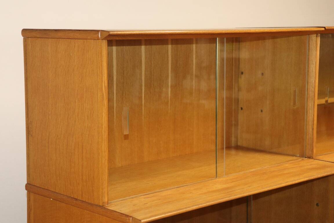 Vintage Oscar bookcase in oak, 1960s