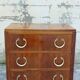 Art Deco period chest of drawers in walnut 1930