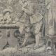 Set of two antique framed gobelins from France from the 19th century
