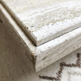 Travertine coffee table, 1970