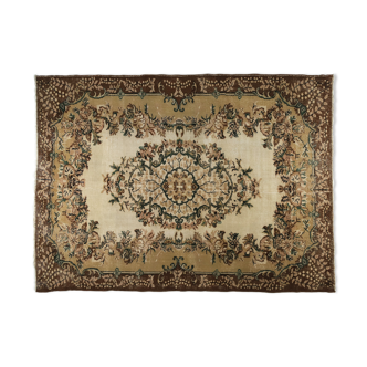 Tapis vintage anatolien fait à la main 290 cm x 204 cm