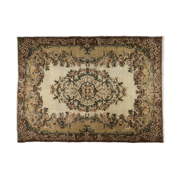 Tapis vintage anatolien fait à la main 290 cm x 204 cm