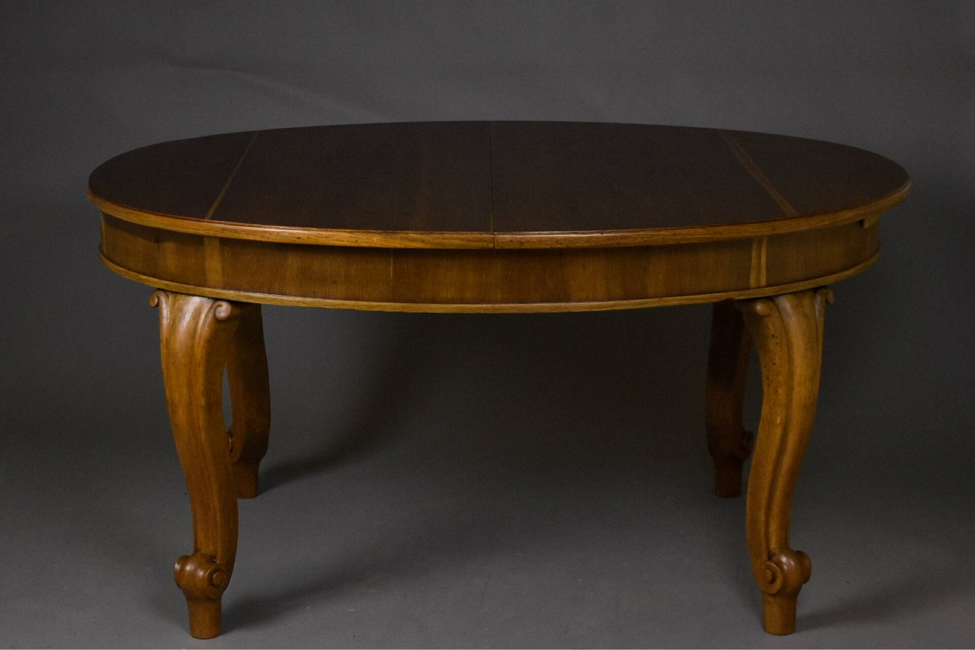 Grande table à manger extensible en chêne, début du 20e siècle