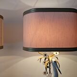 Lamps/vintage, a pair of unique mangani lamps, italy, 1960s/1970s.