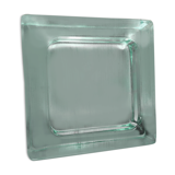 Ashtray glass paved Art deco
