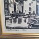Print Barbara Bis, engraving, signed - Ref 1006
