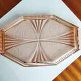 Art Deco Octagonal Glass Tray