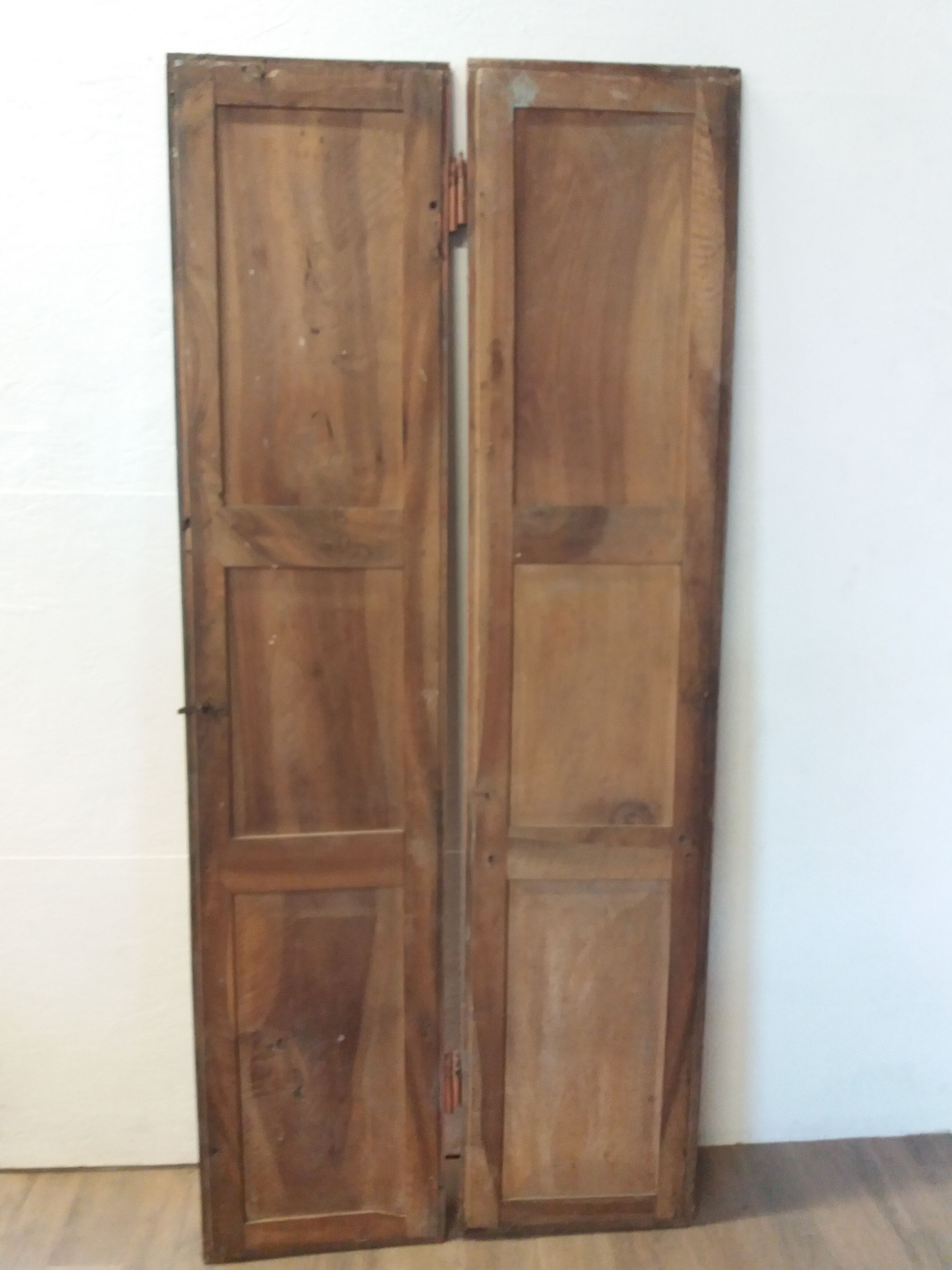Walnut closet door