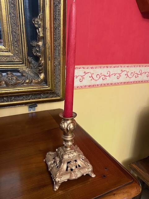 Chandelier doré