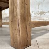 Solid oak farm table