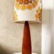 Henriksen Sculptural Table Lamp In Teak, Denmark.