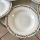 lot of 8 hollow plates Terre de Fer St Amand model "Molière" XXth