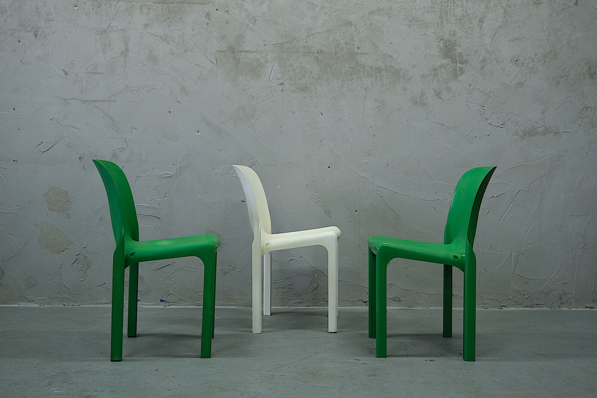 Dinning Chairs by Vico Magistretti for Artemide, set of 3, Italy 1970's