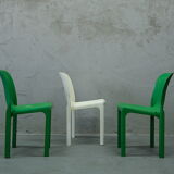 Dinning Chairs by Vico Magistretti for Artemide, set of 3, Italy 1970's
