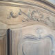 Louis XV wardrobe 3 doors wardrobe ceruse