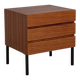 Chest of drawers or bedside table in rosewood 1950