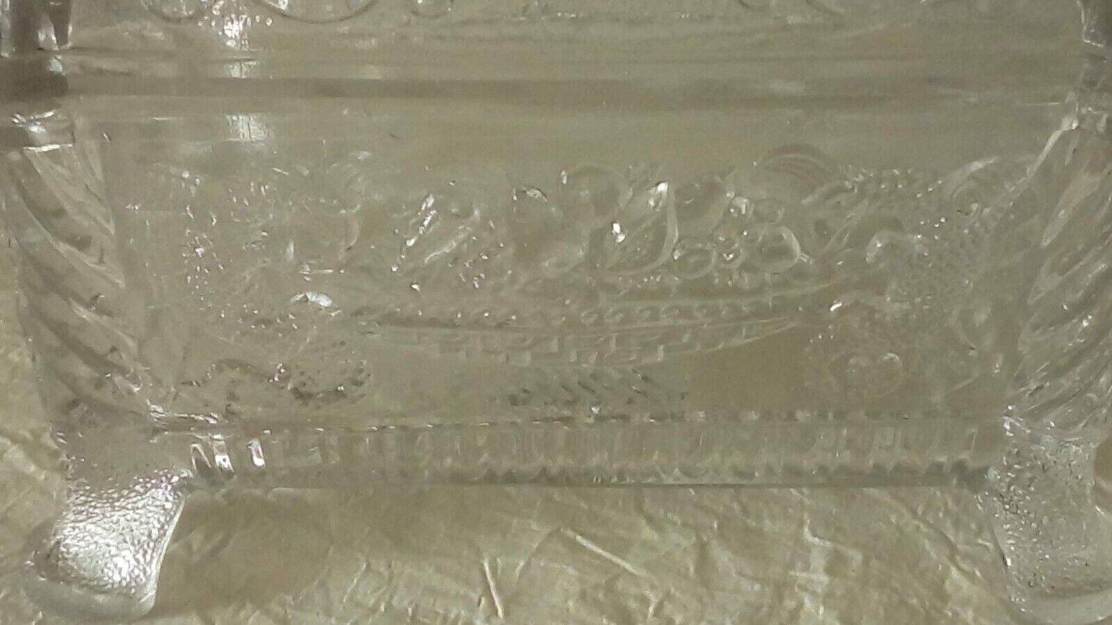 Bonbonniere glass box decorated with chimera late 19th century