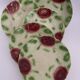 Assiette barbotine - Rose