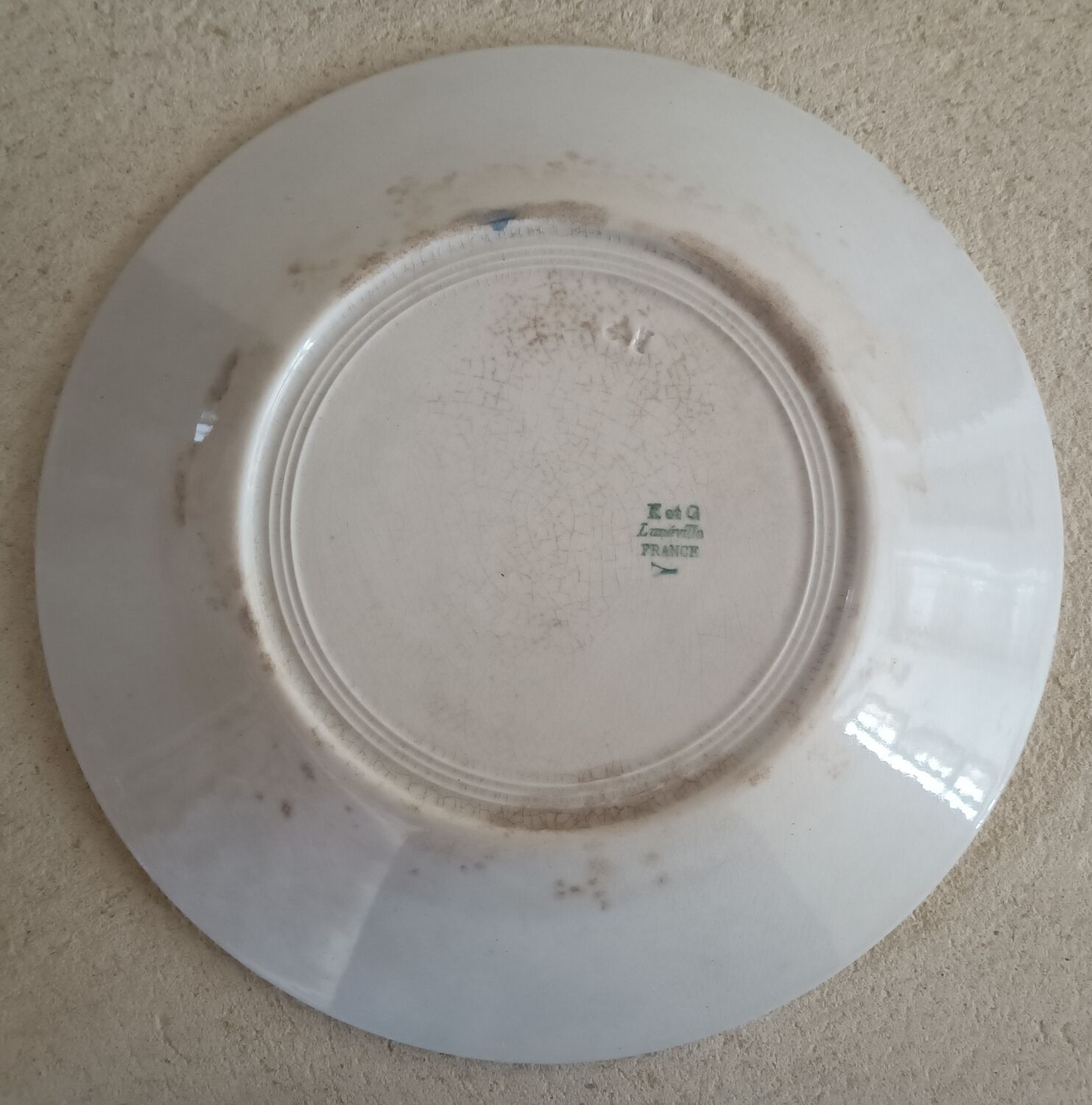 5 plates earth of iron Lunéville