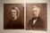 Old silver photos, couple, Napoleon III period
