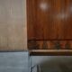 Vintage highboard in rosewood by Aurora Meubelfabriek 1960