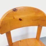 Vintage Scandinavian Rainer Daumiller chair in pine from the 70s