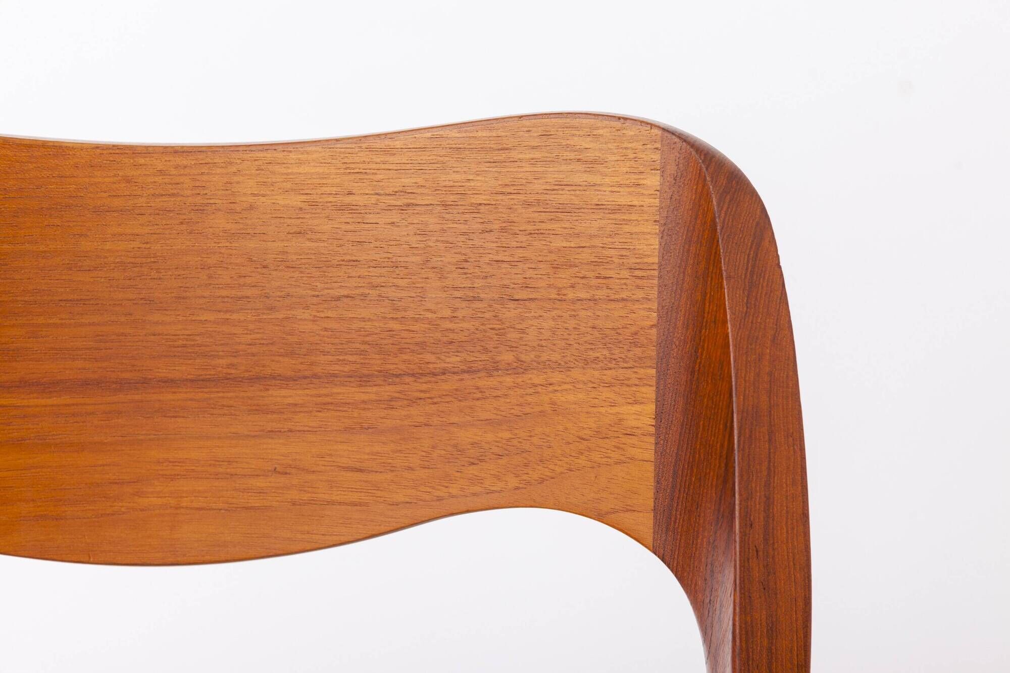 Niels Otto Møller Model 71 Teak Dining Chair, Danish 1950s - with Repair!