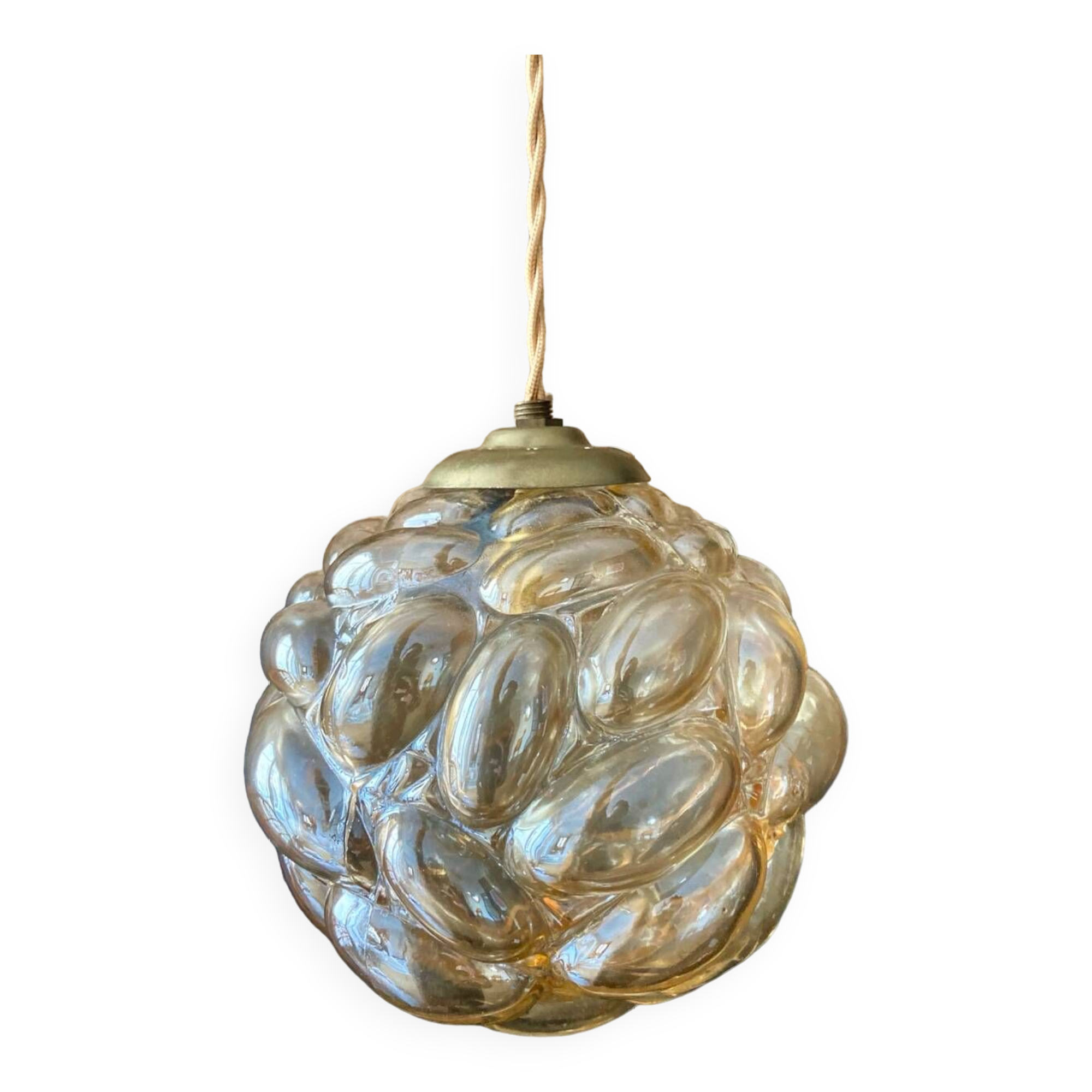 “Bubbles” glass pendant light