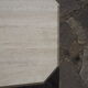 Coffee table in travertine