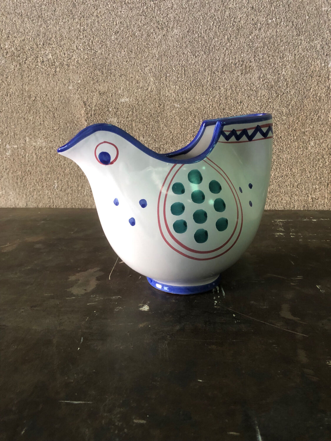 Antique Italian Solimene Ceramic Pitcher