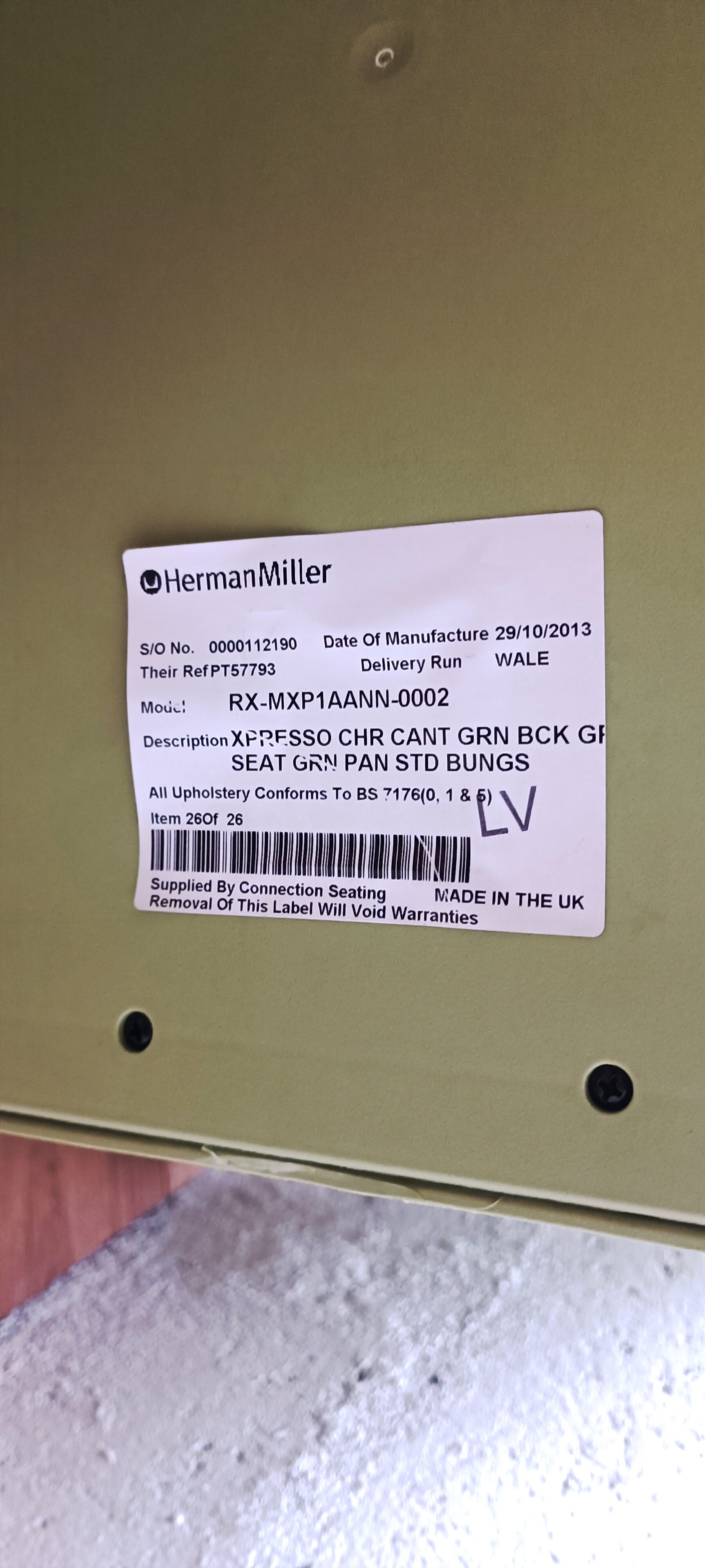 Chaise de réunion Pronta, Herman Miller