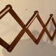 Scandinavian “scissors” wall lamp in teak from the 50s and 60s