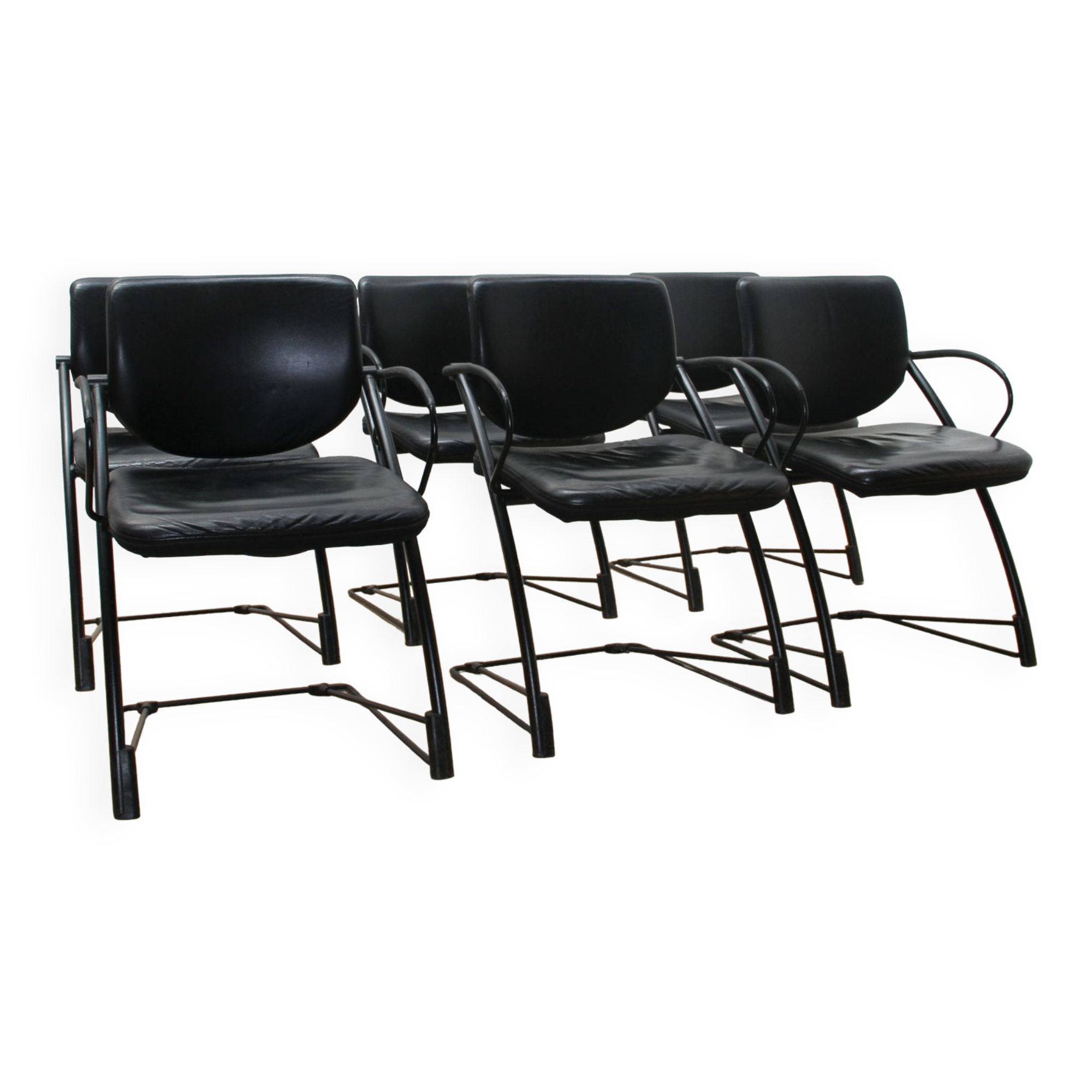 Suite de 6 chaises de bureau Steelcase