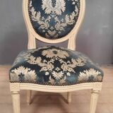 Set of 8 Louis XVI style medallion chairs