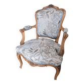 Louis XV style cabriolet armchair
