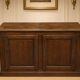 Low plinth buffet – Regency style – Solid oak – Chevron top