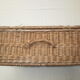 Old wicker trunk