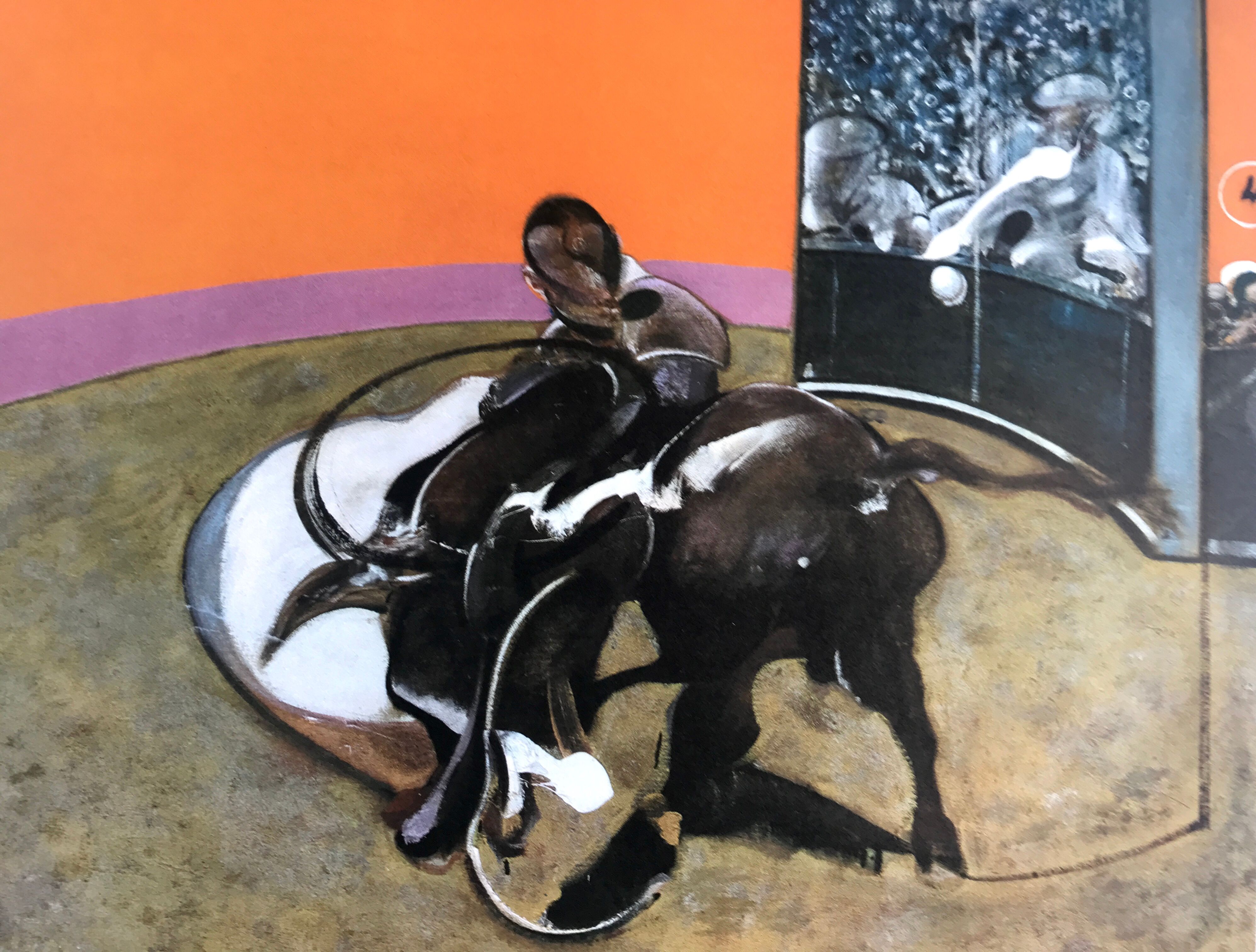 Affiche d'exposition originale de Francis Bacon, Grand Palais, 1972