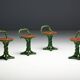 Whimsical Vine Twist Stools, France, Late 20th Century