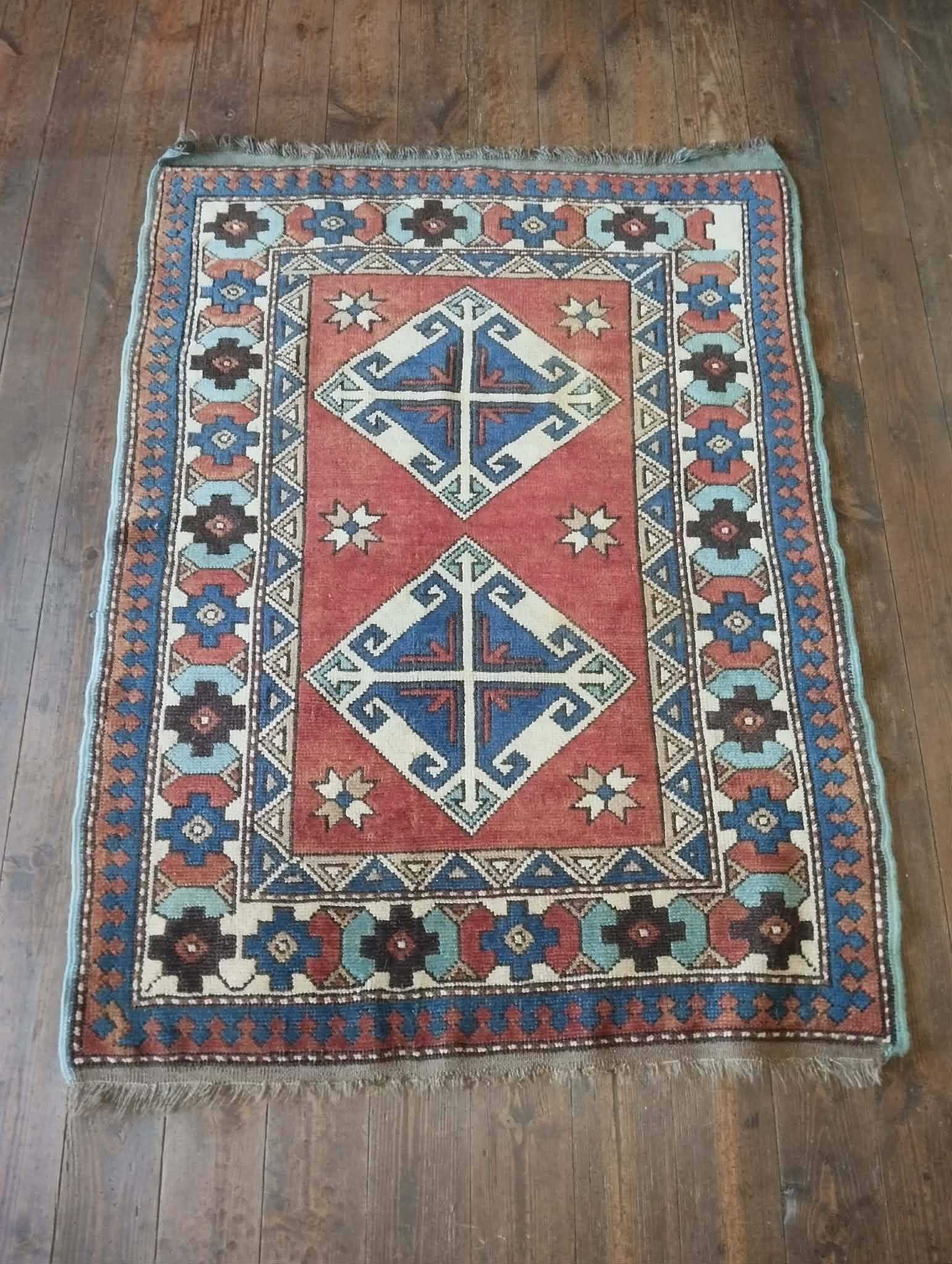 Handmade Anatolian carpet Kars 136x100cm