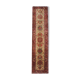 Handwoven Traditional Persian Runner Long Rug Red Beige Wool Carpet 94x445cm