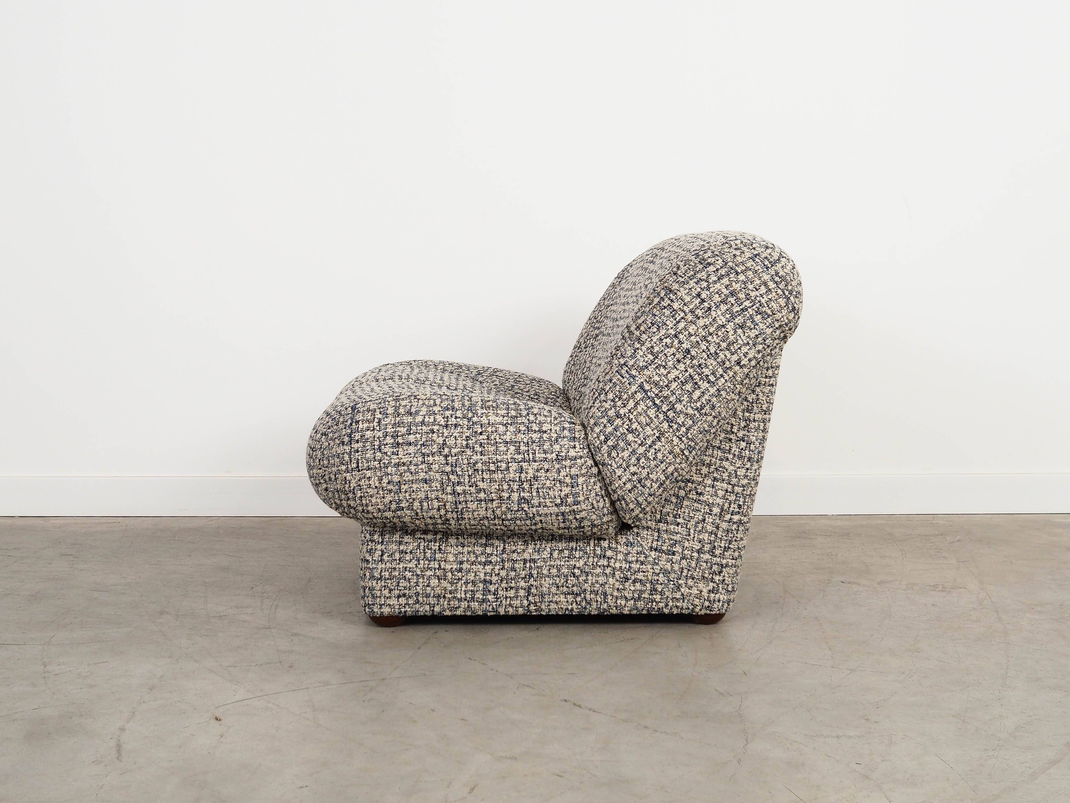 Lounge chair, Italian design, 1970s, made in Italy