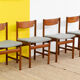 4 chaises scandinaves vintage – 44 cm