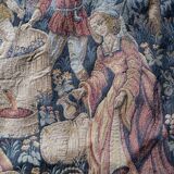 Vintage French tapestry wall hanging by Marc Waymel, 91cm x 117cm, 1960s