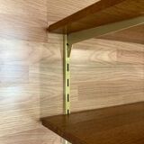 Set of oak shelves, 1950s design.