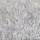 Wool gray turkish runner rug 262x96cm