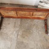 Wooden bistro bench