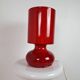 Pair of vintage lykta glass bedside lamps from Ikea 90s