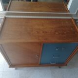 Bahut ou commode chêne années 50